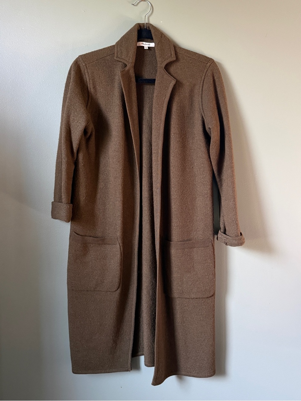 Madewell Camden Sweater-Coat - Heather Elm - XS